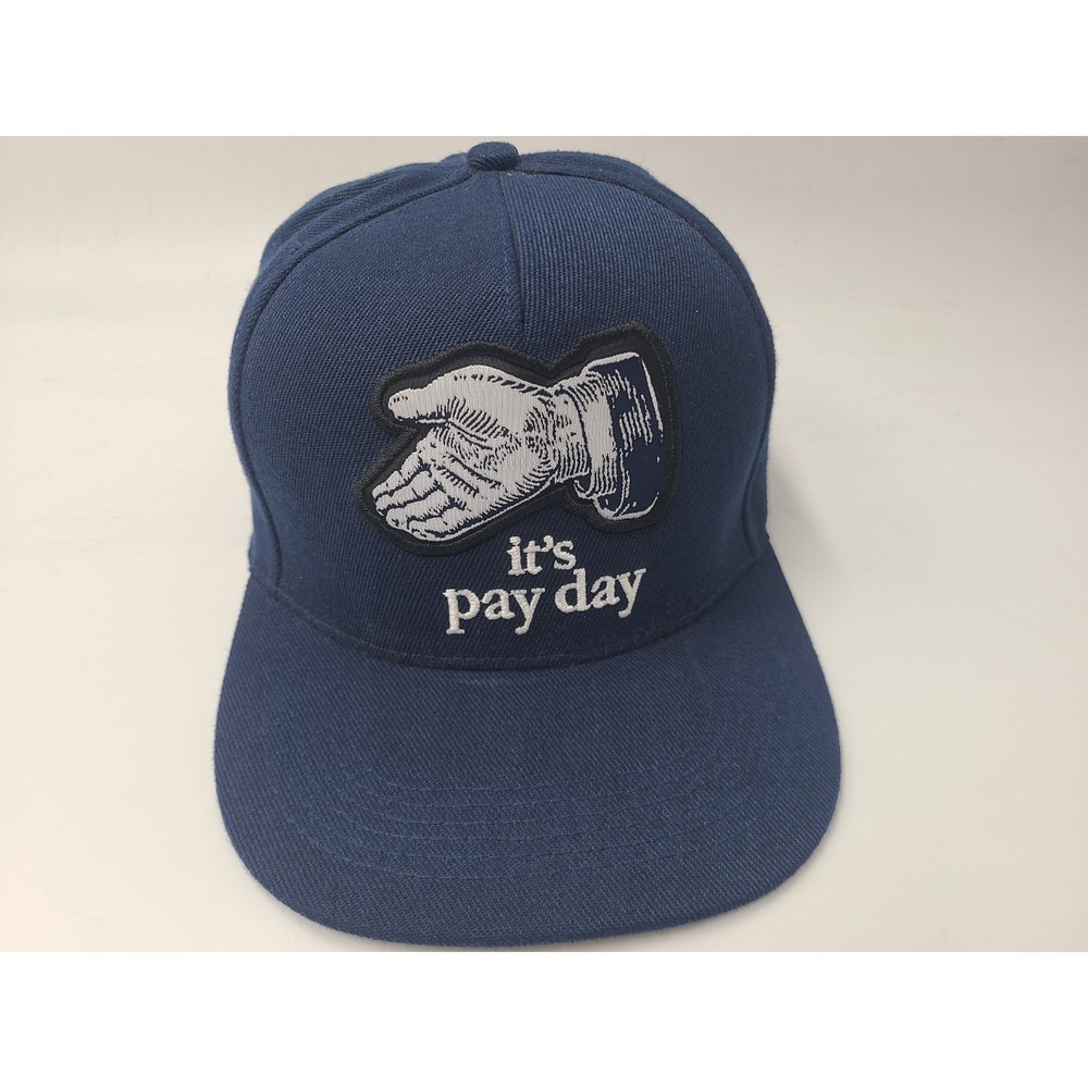 Cayler & Sons It's Pay Day Snapback Hat Cap Funny Joke Humor Hand Men Women Blue
